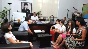 Rostovlu Öğrencilerden Aktekin'e Ziyaret