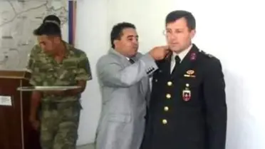Gürpınar Jandarma Tabur Komutanlığı'nda Terfi Töreni