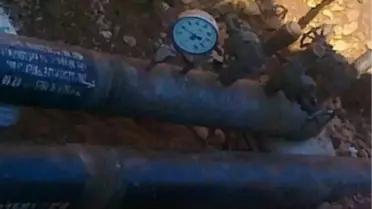 Ankara'da Doğalgaz İletim Hattındaki Kaçak