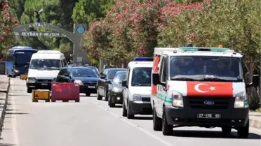 Şehit Uzman Çavuş Sönmez'i, Antalya'da 10 Bin Kişi Uğurladı