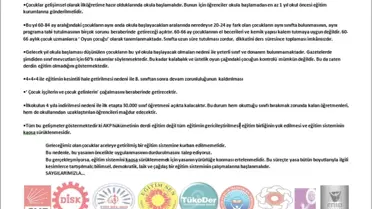 Urla'da 4+4+4 Protesto Ediliyor