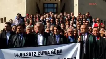 Protesto İçin Duruşmalara Girmediler