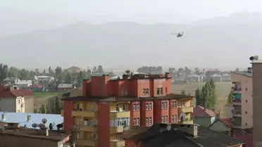 Yüksekova'da Helikopter Hareketliliği
