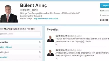 Arınç'tan BDP'li Sakık'a Başsağlığı