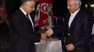 Çorum Emniyet Müdürü Emre'ye Veda Yemeği