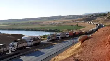 Habur'da 40 Kilometrelik Araç Kuyruğu