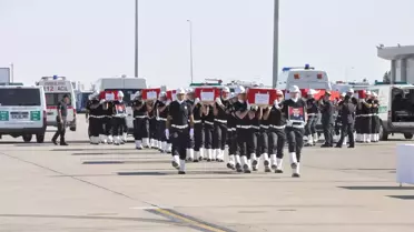 Şehitler Memleketlerine Uğurlandı