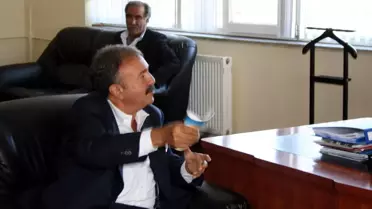İlhan Aküzüm, Başkan Nevzat Bozkuş'u Ziyaret Etti