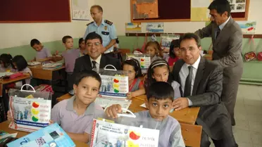 Karaman Emniyetinden Öğrencilere Trafik Eğitim Seti