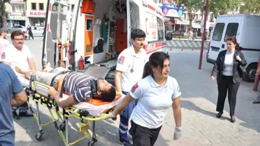 Şarampole Yuvarlanan Traktör Sürücüsü Yaralandı