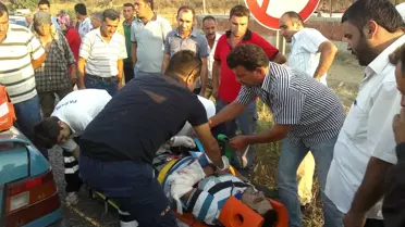 Tire'de Trafik Kazası: 1 Yaralı