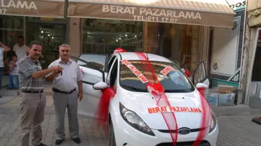 Ergani'de Otomobil Talihlisi Belli Oldu