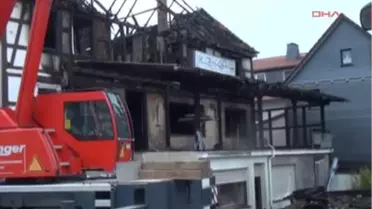 Almanya'da Türk İşyerinde Yangın Çıktı