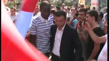 Trabzonsporlu Bamba ve Sapara Taraftarla Buluştu Ömür Avcı/trabzon,