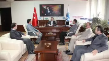 Prof. Dr. Sabri Gökmen'e Tebrik Ziyaretleri