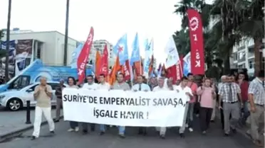 Adana'da 'Savaşa Hayır' Eylemi