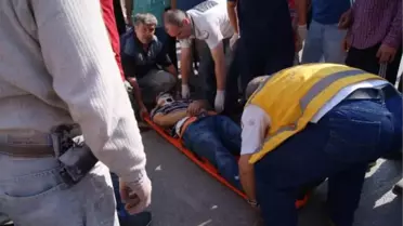Motosiklet Kamyonete Çarptı