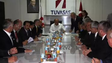 Tcdd Genel Müdürü Karaman Tüvasaş'ı Ziyaret Etti