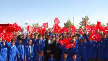 Ahmet Davutoğlu Lise Açılışına Katıldı