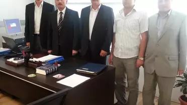 Müteahhitler Vergi Dairesini Ziyaret Etti