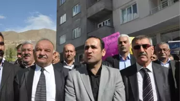 Hakkari'de Cezeavlerindeki Açlık Grevlerine Destek Eylemi