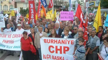 Burhaniye'de Zamlara ve Savaşa Hayır Mitingi Yapıldı