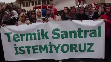 Bursa'da 'Termik Santrale Hayır' Yürüyüşü
