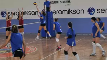 Seramiksan Bayan Voleybol Takımı Sezon Öncesinde Umut Verdi
