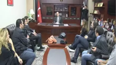 Sanatçılardan Başkan Selmanoğlu'na Ziyaret