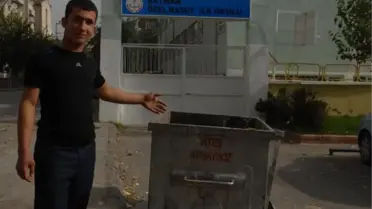 Okul Yanındaki Çöp Konteynerinden Doçka Mermisi Çıktı