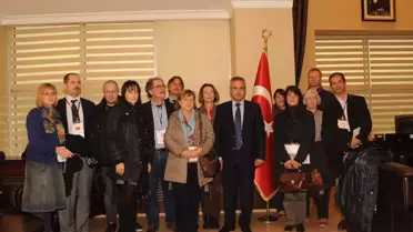 AB'li Öğretmenlerden Rektör Uysal'a Ziyaret