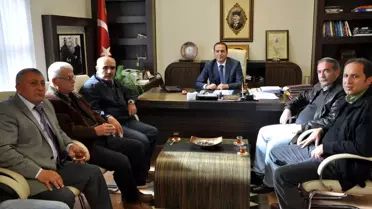 DSİ Bölge Müdürü Dağlıoğlu'ndan Kaymakam Demiral'e Ziyaret