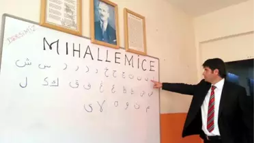 İlk Mıhellemice Dersi Midyat'ta Verilmeye Başlandı