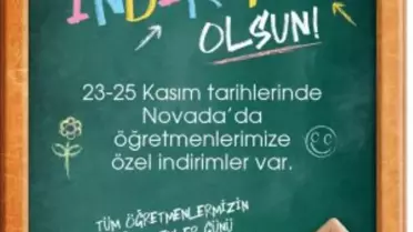 Öğretmenler Günü Novada Outlet Söke'de kutlanır