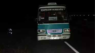Yolcu Minibüsünün Emniyet Şeridinde Çarptığı Tır Şoförü Öldü