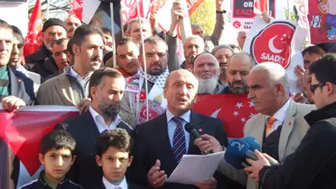 Saadet Partisi'nden Bangladeş ve İsrail Protestosu