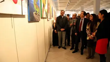 Yağlıboya Resim Sergisi Açıldı