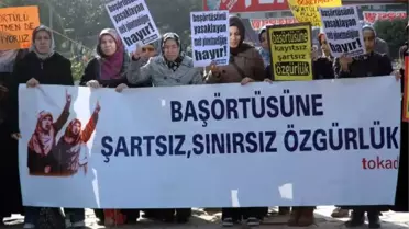 Tokat'ta Başörtüsüne Özgürlük Eylemi