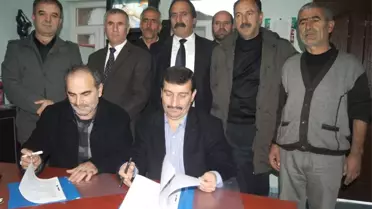 Genç Belediyesi İşçilerle Sözleşme İmzaladı