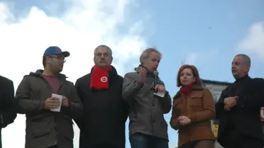 Çankaya Belediyesi İşçilerinden Destek Eylemi