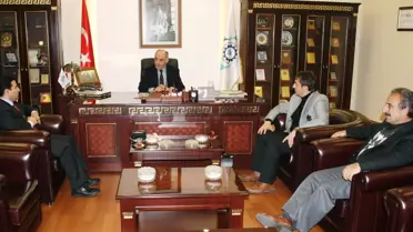 Türkiye Gazetesi ve İha'dan Başkan Yücelik'e Ziyaret