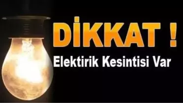 Babaeski'de Elektrik Kesintisi