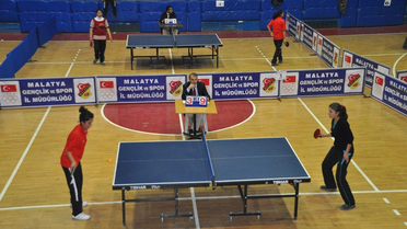 Malatya'da Liselerarası Gençler Masa Tenisi İl Birinciliği Yarışması Sona Erdi