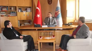 AK Parti İl Başkanı Sunar, Avanos Belediye Başkanı Körükcü'ye Ziyaret