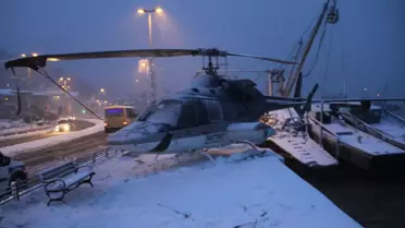 'O Helikopter' Mehmet Hattat ve Kızı İpek Hattat'ı Taşıyordu