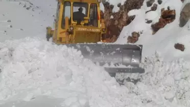 Muş'ta 85 Köy Yolu Ulaşıma Kapalı