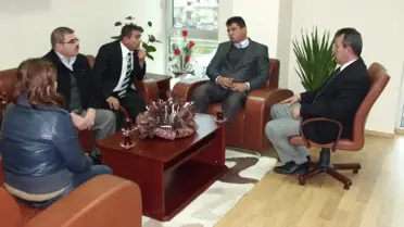 Kırıkkale Engelli Dernek Temsilcileri Kırşehir'e Atanan Öncel'i Ziyaret Etti