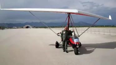 Antalya'da Microlight Uçağın Düşmesi