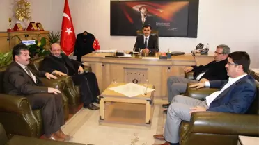 Suriyeli Mültecilere Yardım Platformu'ndan İl Milli Eğitim Müdürü İlci'ye Ziyaret