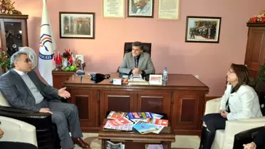 Neü Rektörü Kılıç, Özel Kardelen Koleji'ni Ziyaret Etti